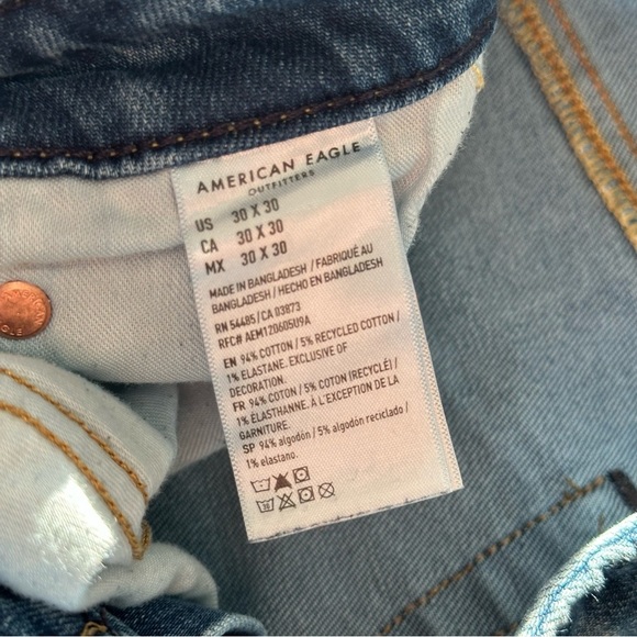 American Eagle blue Original Bootcut jeans. Women’s size 30X30 - Picture 9 of 11